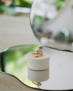 Bague serpent Coco en plaqué or, bijou GASSION serti de moissanites