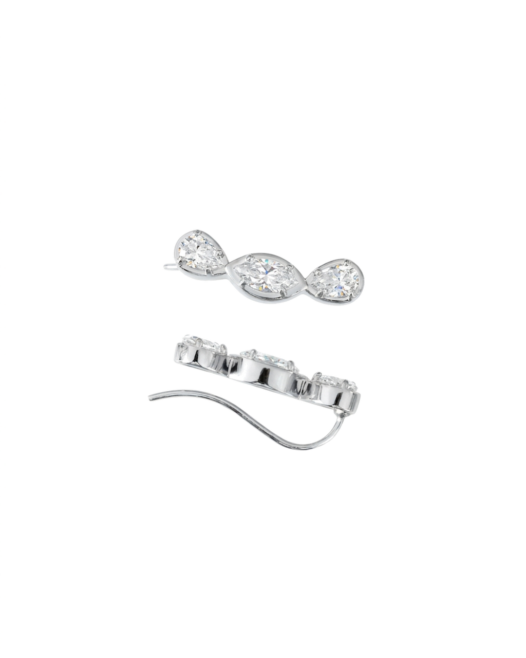 Boucles d'oreilles Jeanne en plaqué argent