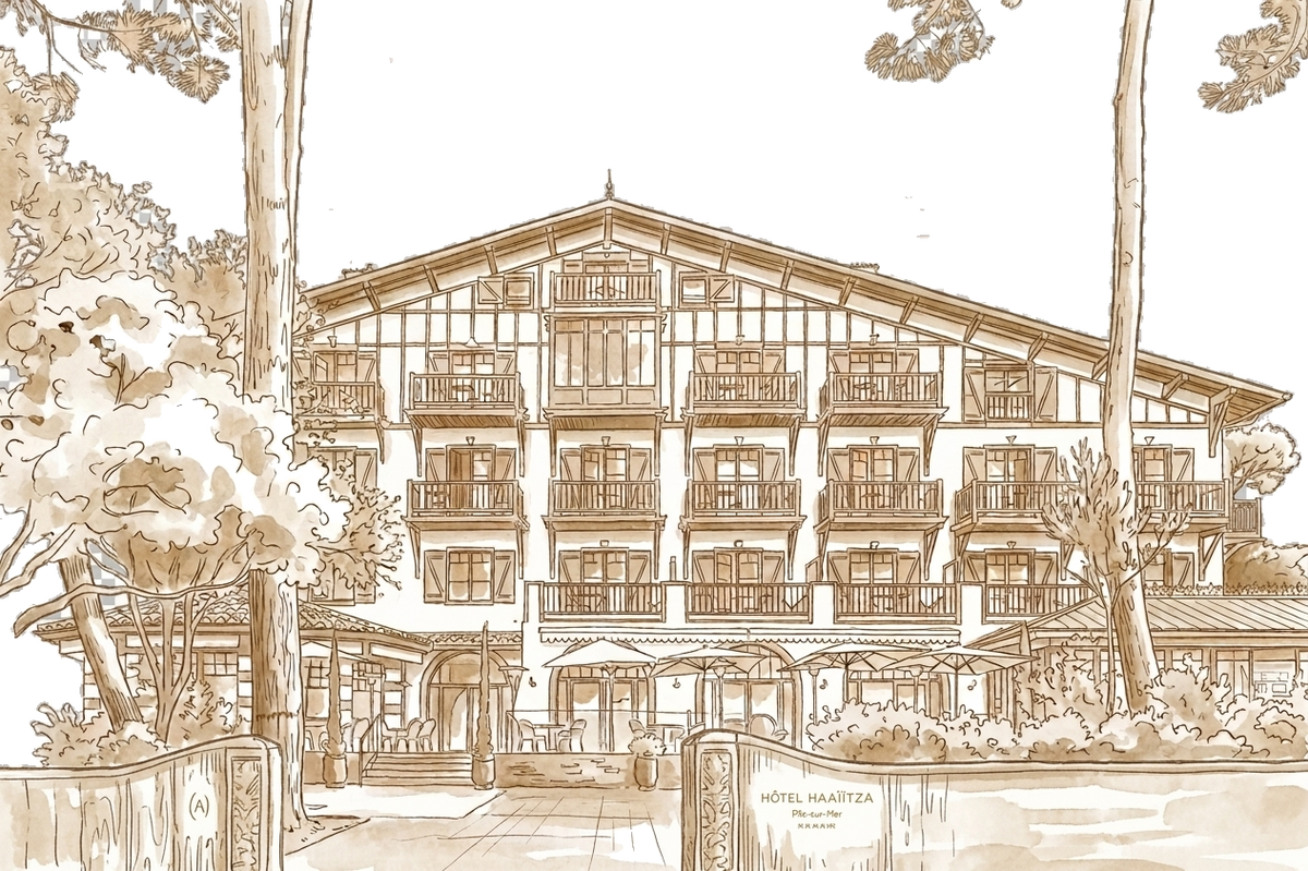 Illustration de l'hôtel Ha(a)ïtza, au Pyla-sur-Mer